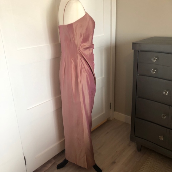 Retro 2000 Prom/Evening/Bridesmaid pink dress - Picture 9 of 12